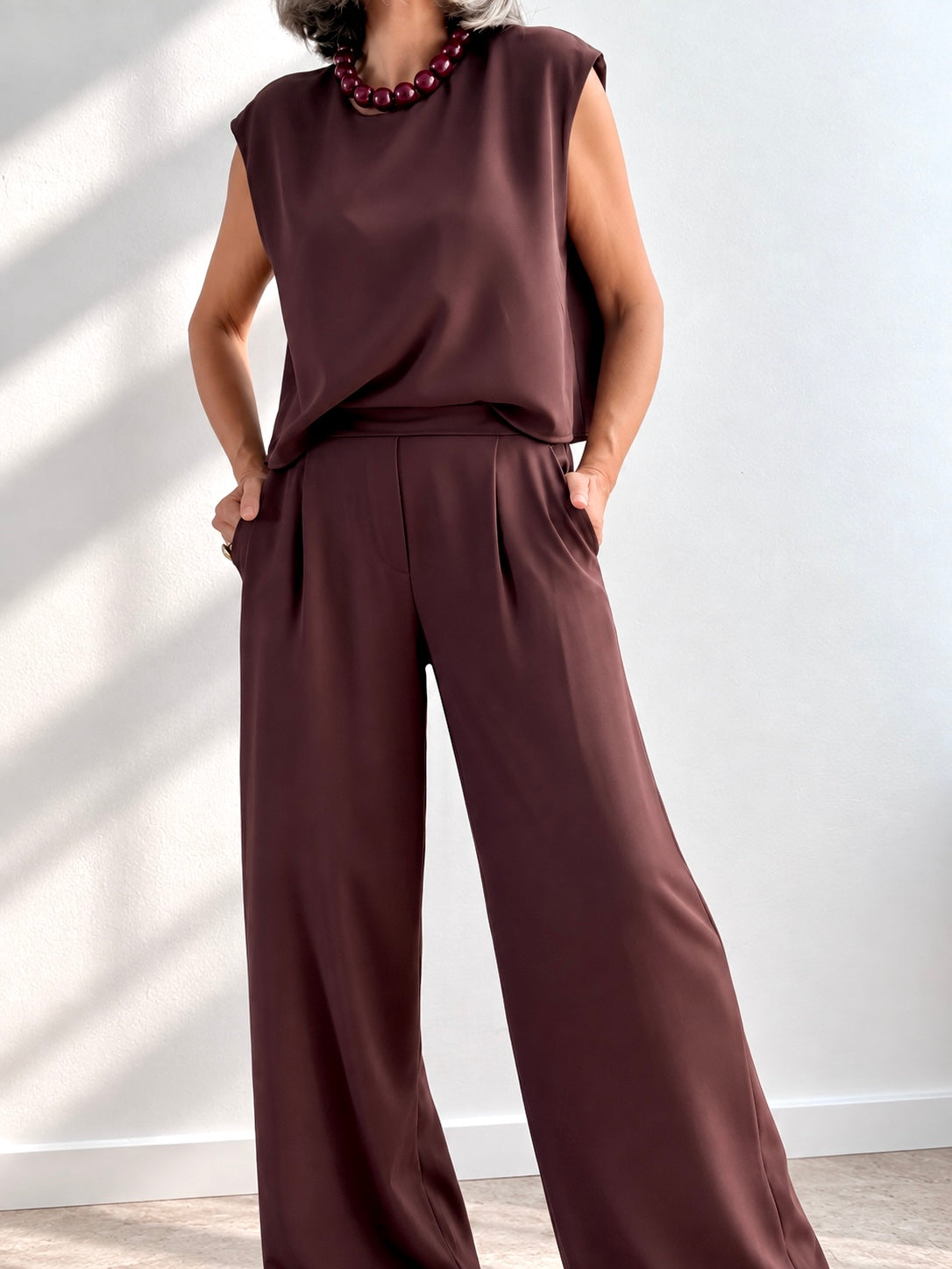 Pantalón Conjunto Isabela Ciruela