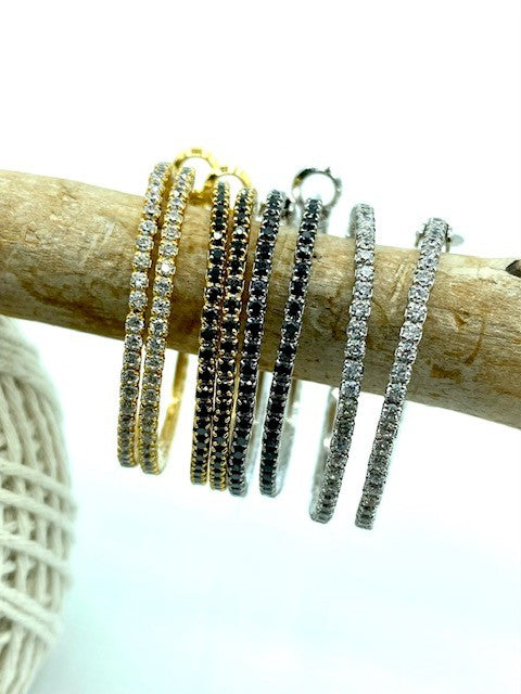 Pendientes Aros Circonitas