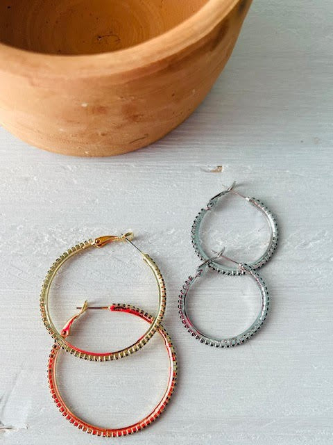 Pendientes Aros Circonitas