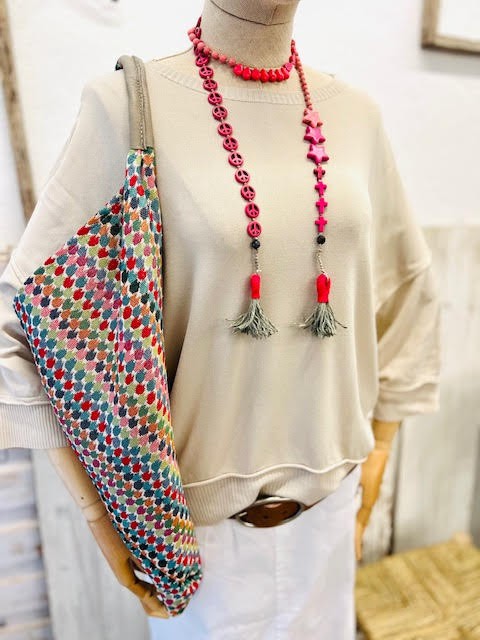 Collar Palermo Rosa