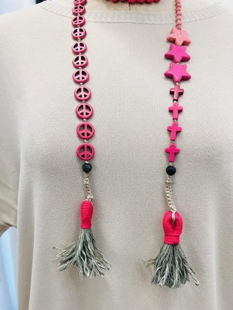 Collar Palermo Rosa