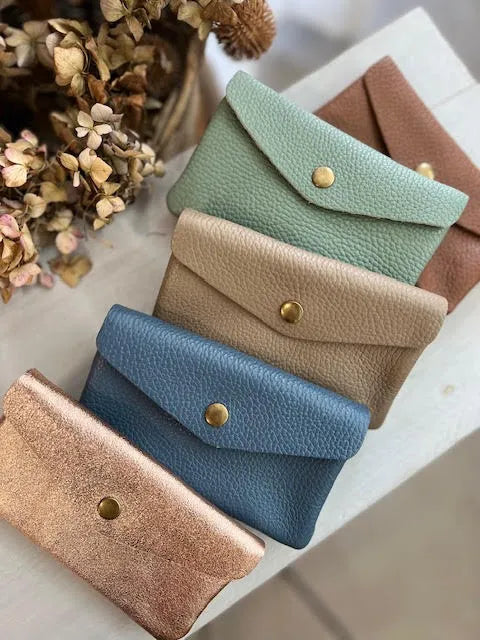 Monedero Piel Colores