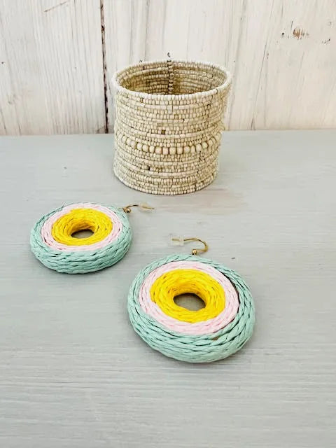 Pendientes Disco Colores