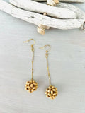 Pendientes Bola Madera