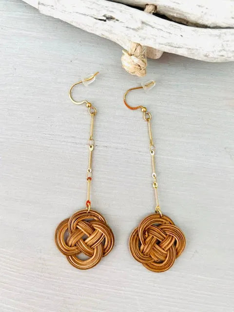 Pendientes Nudo Madera