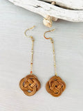 Pendientes Nudo Madera
