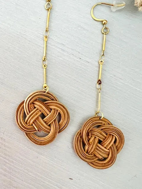 Pendientes Nudo Madera
