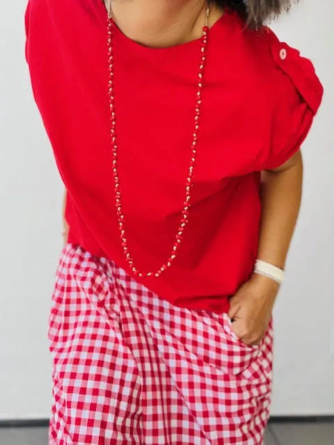 Collar Cristal Rojo