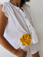 Cinturón Flor Amarillo