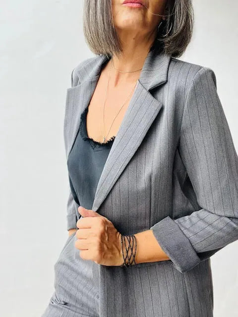 Blazer Raya Diplomática Gris