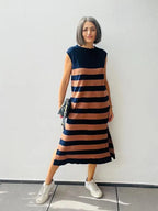 Vestido Punto Rayas M/N