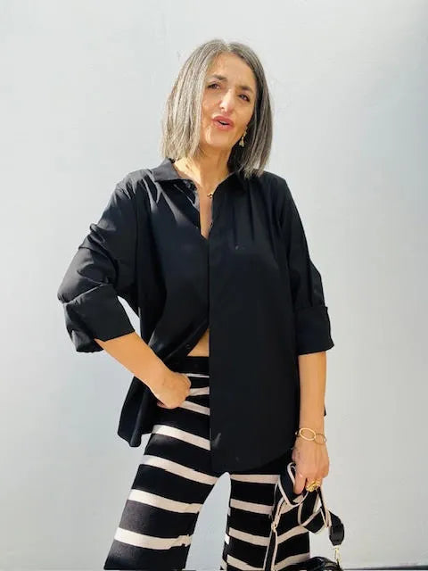 Camisa Martina  Negra