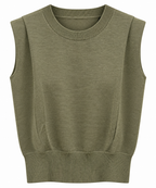 Jersey con Hombreras Verde Oliva