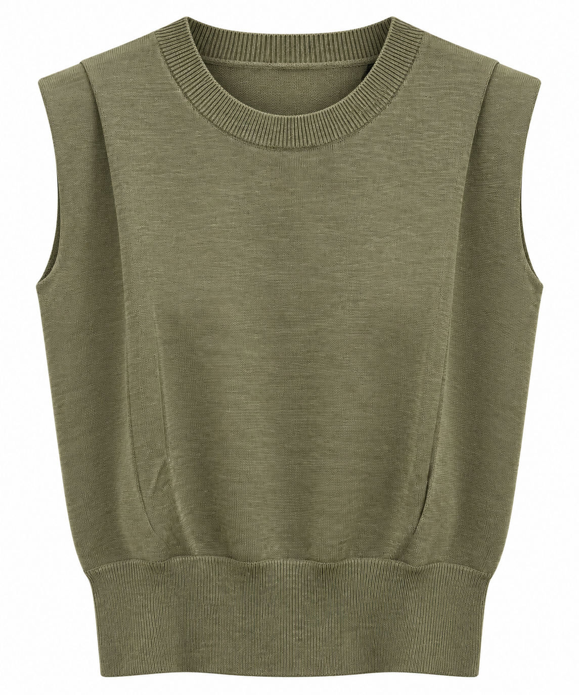 Jersey con Hombreras Verde Oliva