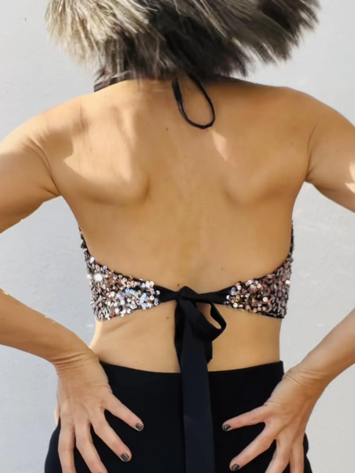Top Halter Lentejuela Varias