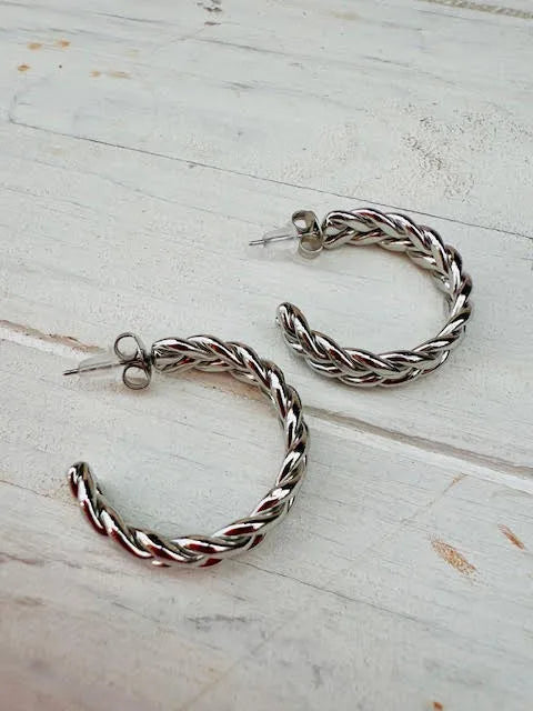 Pendientes  Trenza