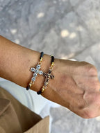 Pulsera Cruz Cristal