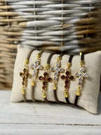 Pulsera Cruz Cristal