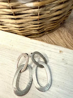 Pendientes  Acero Rayado 22