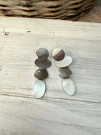 Pendientes  Acero Rayado 24