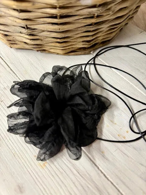 Flor Organza Cordón