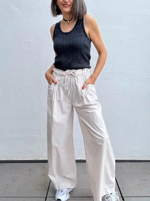 Pantalones Thelma Beige