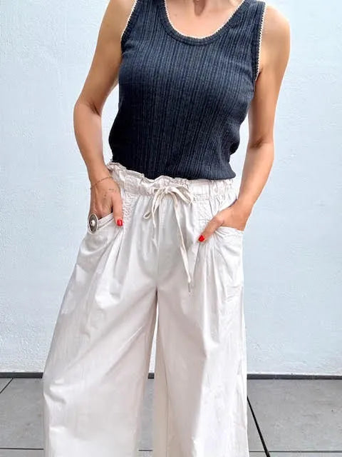Pantalones Thelma Beige