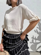 Falda Volantes Negro