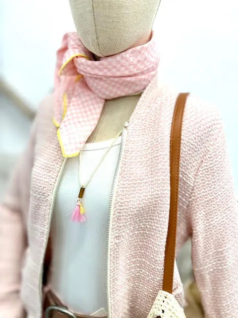 Pañuelo Vichy Rosa