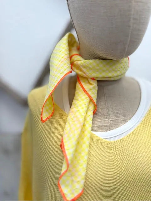 Pañuelo Vichy Amarillo