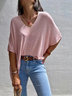 Jersey  PuntoLino Rosa