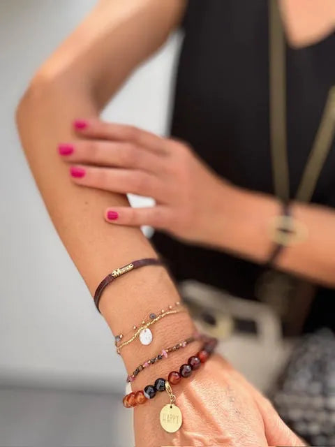 Pulsera Cuero Mama
