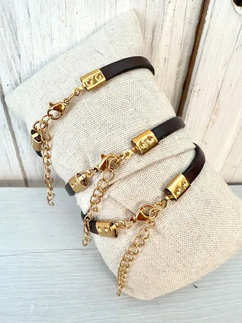Pulsera Cuero Mama