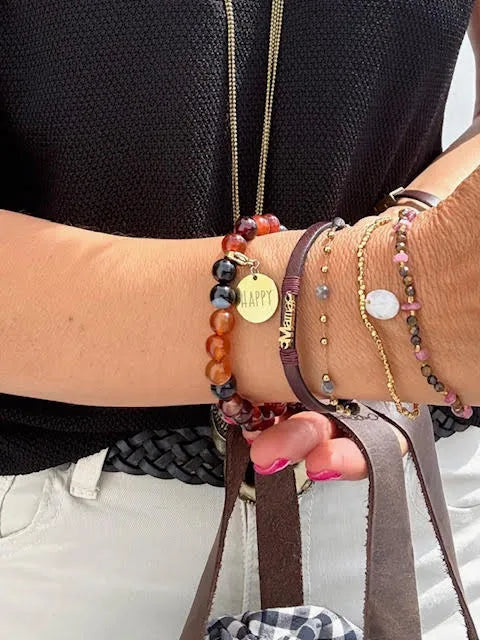 Pulsera Cuero Mama