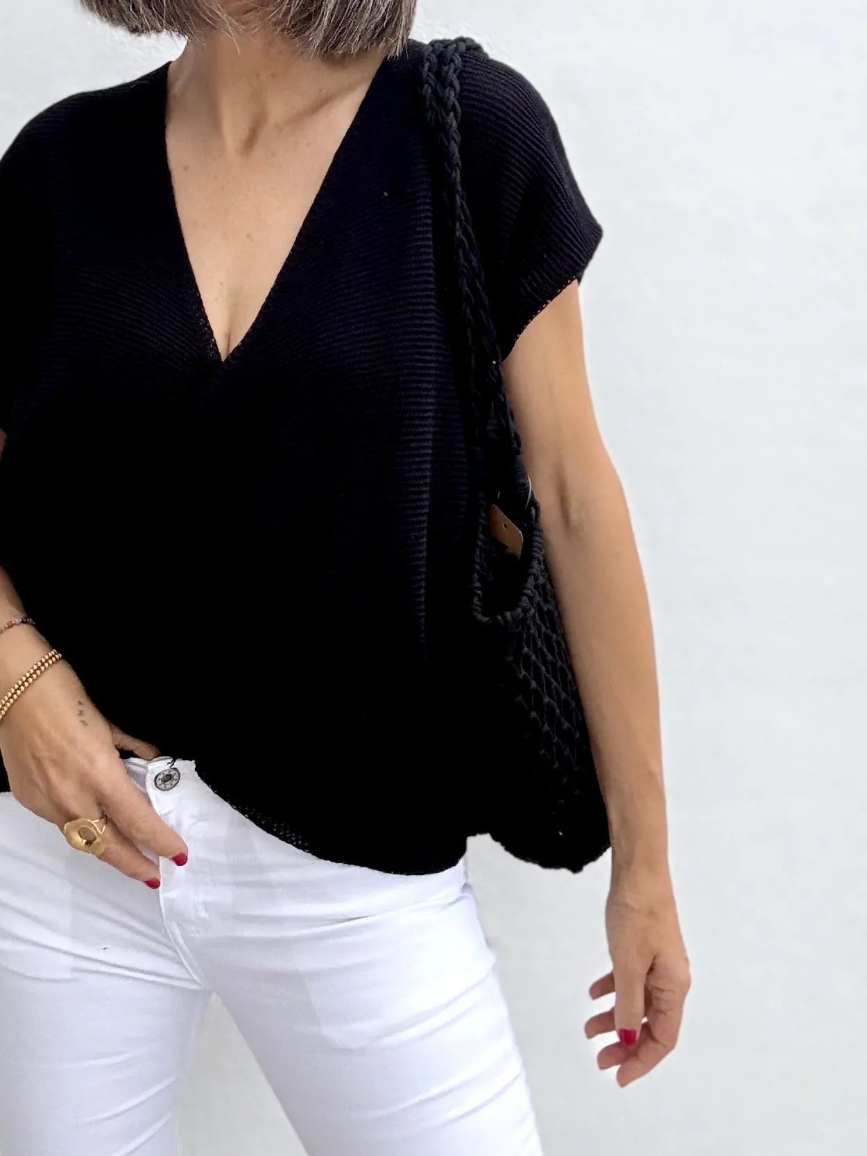 Jersey  Cruzado Negro