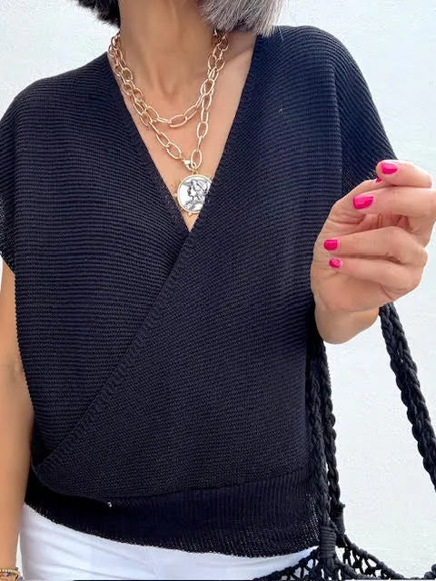 Jersey  Cruzado Negro