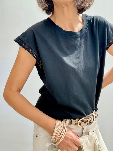 Camiseta Rechel Negro