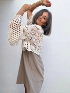 Chaqueta  Crochet Feria