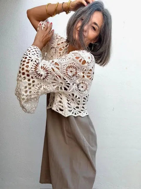 Chaqueta  Crochet Feria