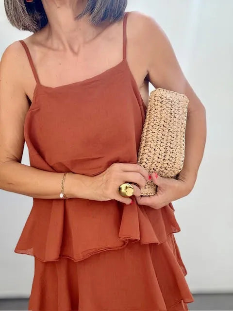 Vestido Volantes Caldera