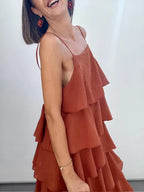 Vestido Volantes Caldera