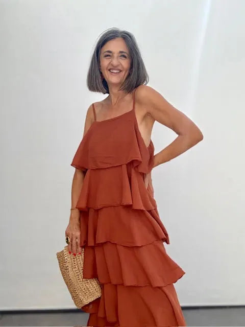 Vestido Volantes Caldera