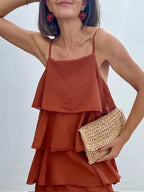Vestido Volantes Caldera