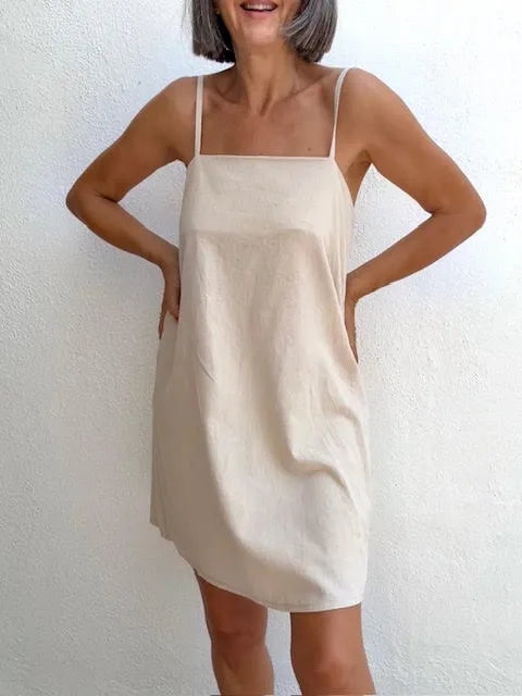 Vestido Amarena Beige