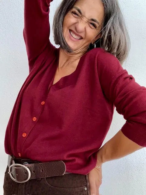 Chaqueta Laia  Invierno Burdeos