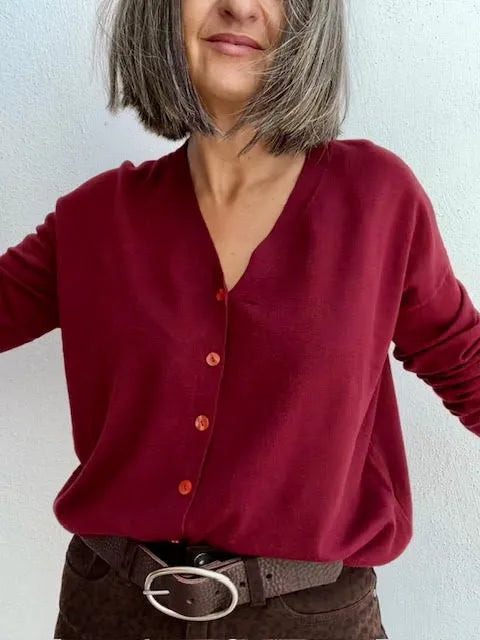 Chaqueta Laia  Invierno Burdeos