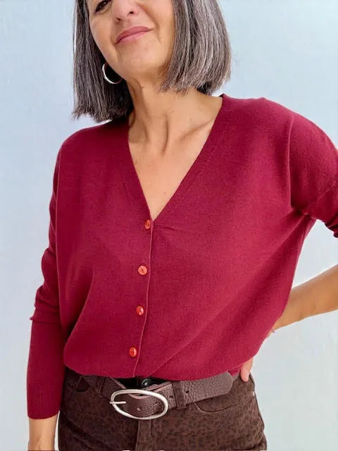 Chaqueta Laia  Invierno Burdeos