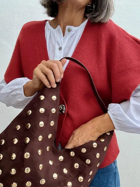 Bolso Hombro Tachas