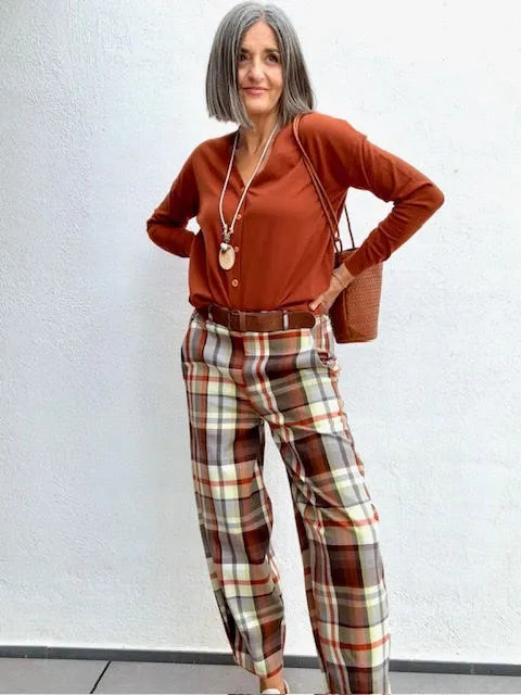 Pantalones Cuadro Madrás