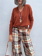 Pantalones Cuadro Madrás